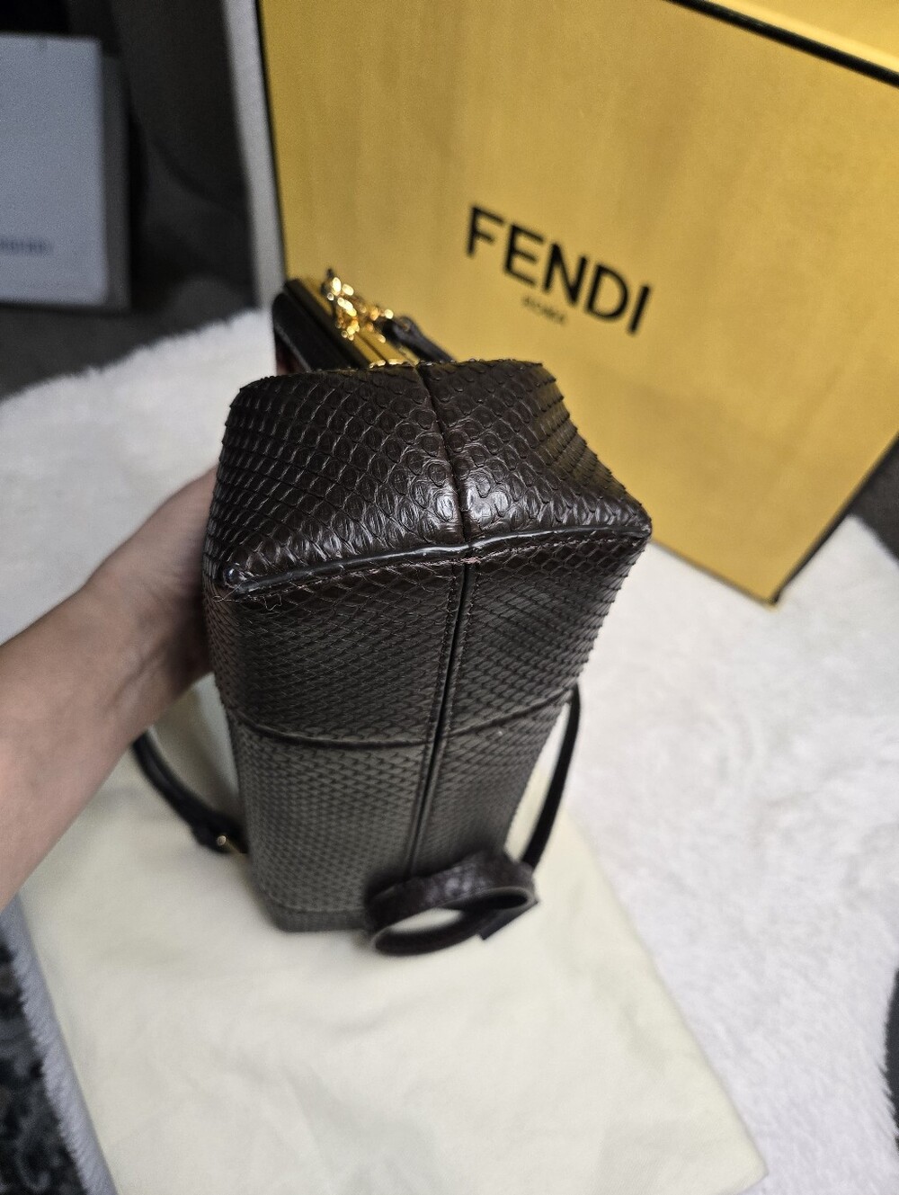🔥 Fendi First Python Bag Small EXCELLENT 🔥 - Picture 6 of 11